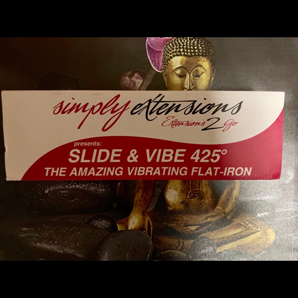 Simply extensions vibrating flat iron